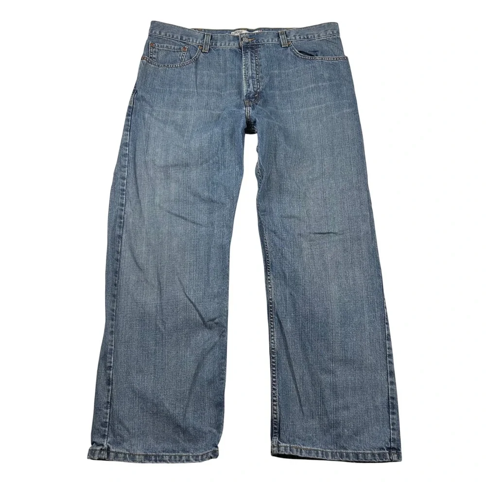 Vintage Levis 569 Loose Straight Leg Jeans Mens 38x30 Medium Wash Classic Y2K